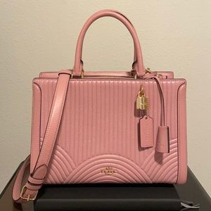Coach Zoe Carryall Art Deco Quilting